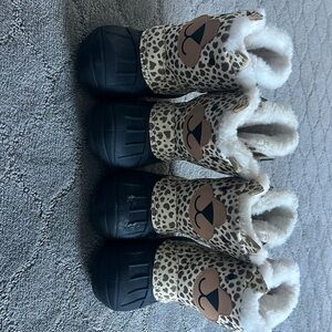 Two pairs of size 6 toddler, cat and Jack winter boots